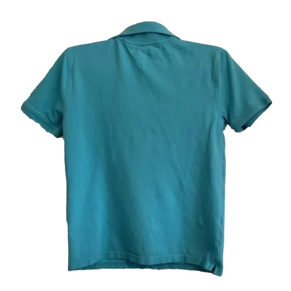 Tommy Hilfiger Boys Short Sleeve Polo Shirt Blue Size X-Large (16-18)EUC! - Picture 2 of 8